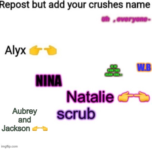 Aubrey and Jackson 👉👈 | image tagged in o | made w/ Imgflip meme maker