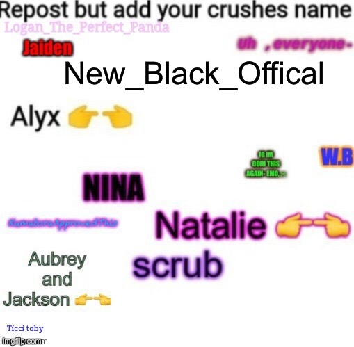 I added myself | New_Black_Offical | made w/ Imgflip meme maker