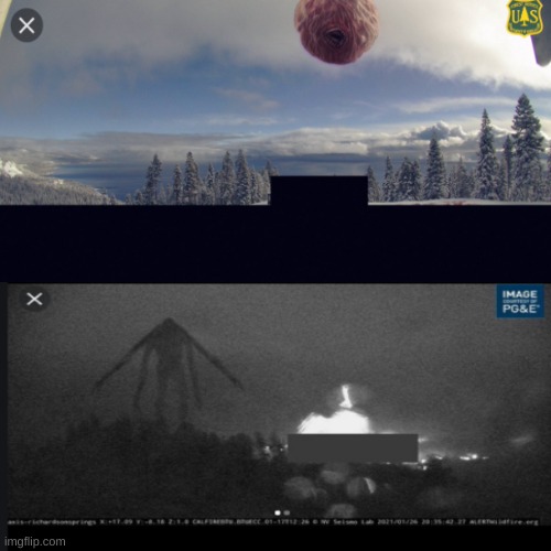 These 2 are just standing in the nearby wildfires | made w/ Imgflip meme maker
