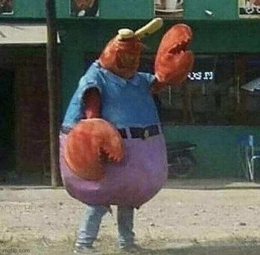 crispy krab | made w/ Imgflip meme maker