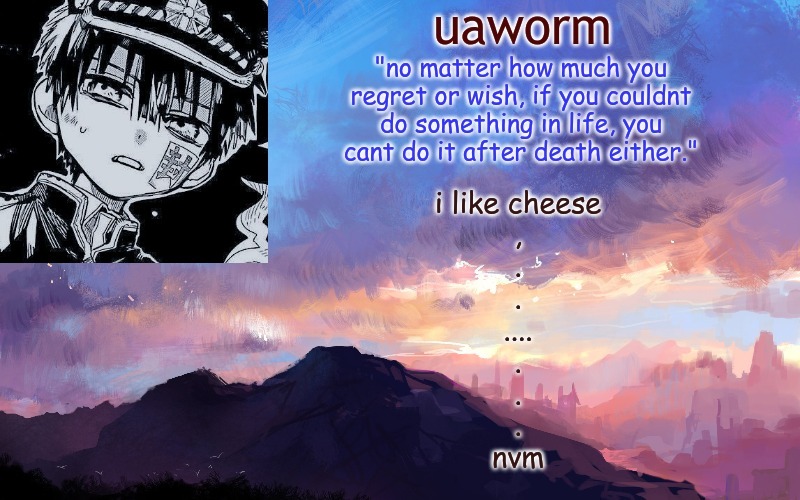 im boreeeeeeoddddddd also i just remembered i hate cheese | i like cheese
,
.

.
....

.
.
.


nvm | image tagged in uaworm | made w/ Imgflip meme maker