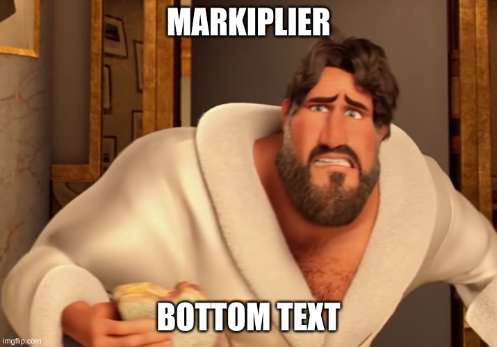 YOOOOO | MARKIPLIER; BOTTOM TEXT | image tagged in memes,hmmm,markiplier | made w/ Imgflip meme maker