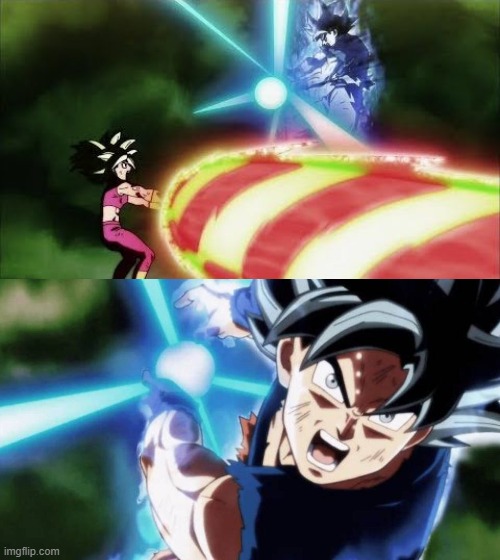 Ultra Instinct Goku Kamehameha | image tagged in ultra instinct goku kamehameha | made w/ Imgflip meme maker