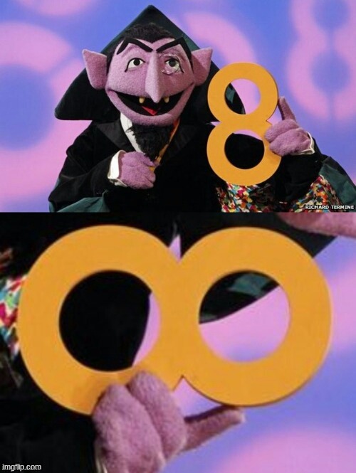 The Count 8 | image tagged in the count 8 | made w/ Imgflip meme maker