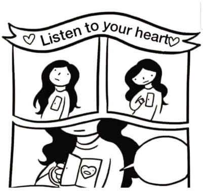 High Quality Listen to your heart Blank Meme Template