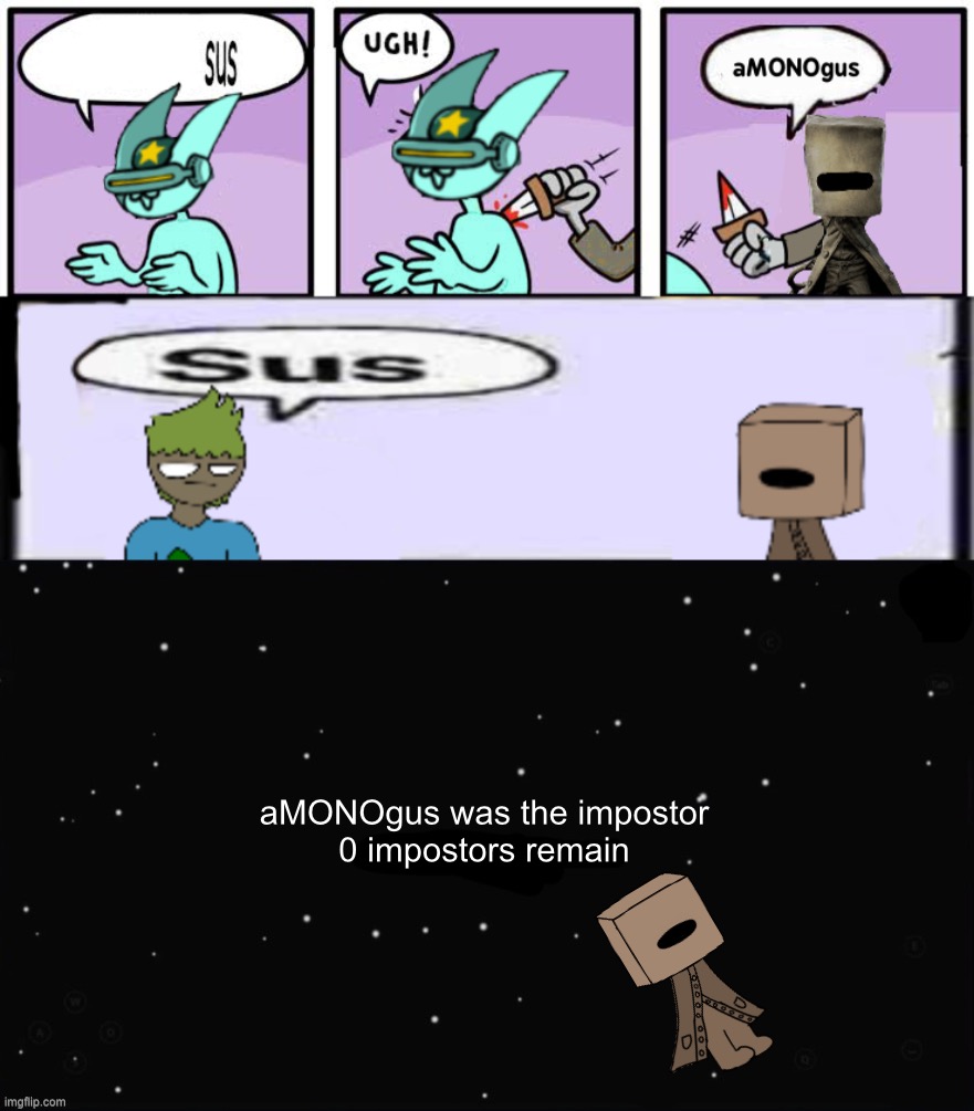 Finally, its complete | aMONOgus was the impostor
0 impostors remain | image tagged in x was the impostor | made w/ Imgflip meme maker