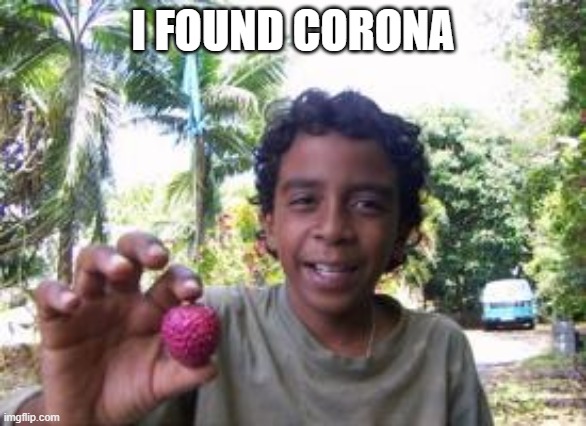 Corona | I FOUND CORONA | image tagged in coronavirus | made w/ Imgflip meme maker