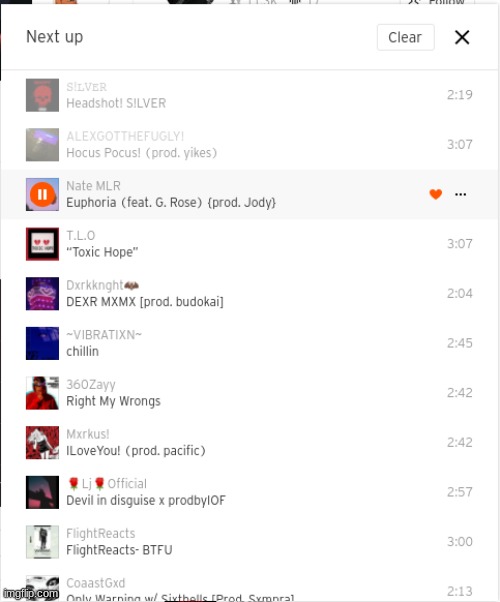 My soundcloud up-next because no one asked | made w/ Imgflip meme maker