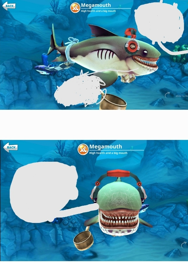 High Quality Mega mount (hungry sharks world) Blank Meme Template