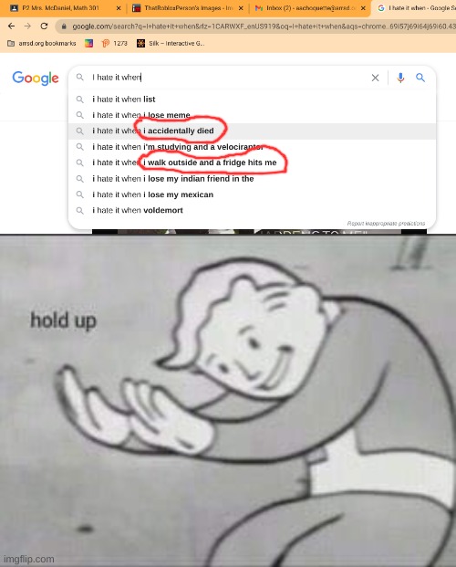 just y | image tagged in fallout hold up | made w/ Imgflip meme maker