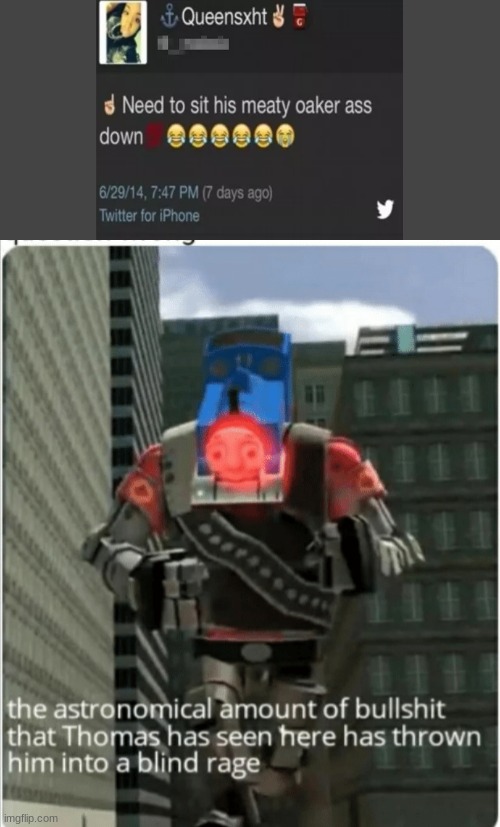 The queen of all morons has spoken | image tagged in the astronomical amount of bullshit that thomas has seen here | made w/ Imgflip meme maker