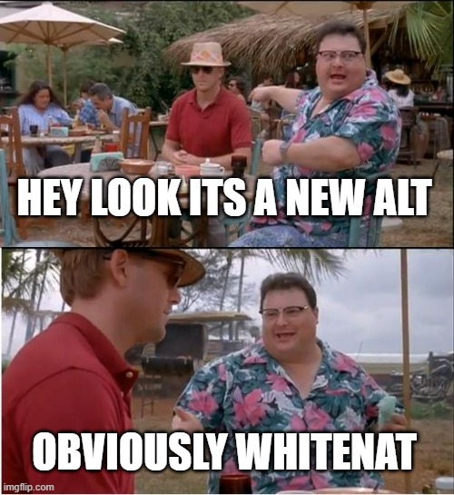 So I am making an anti-nationalist law (No black or white or American or Chinese racist nationalists) | HEY LOOK ITS A NEW ALT; OBVIOUSLY WHITENAT | image tagged in memes,see nobody cares,new law | made w/ Imgflip meme maker