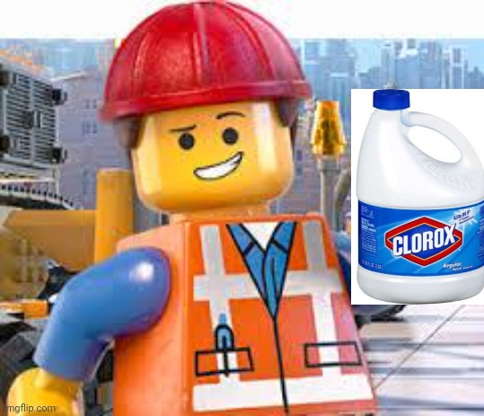 When you see a bad meme | image tagged in lego movie emmet,time,for some eyebleach,bleach,legos | made w/ Imgflip meme maker