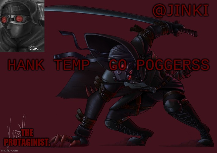 Pog. | HANK TEMP  GO POGGERSS | made w/ Imgflip meme maker