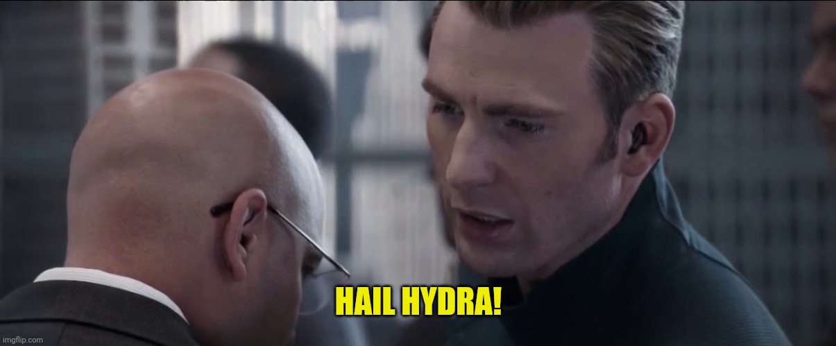 Hail hydra avengers | HAIL HYDRA! | image tagged in hail hydra avengers | made w/ Imgflip meme maker