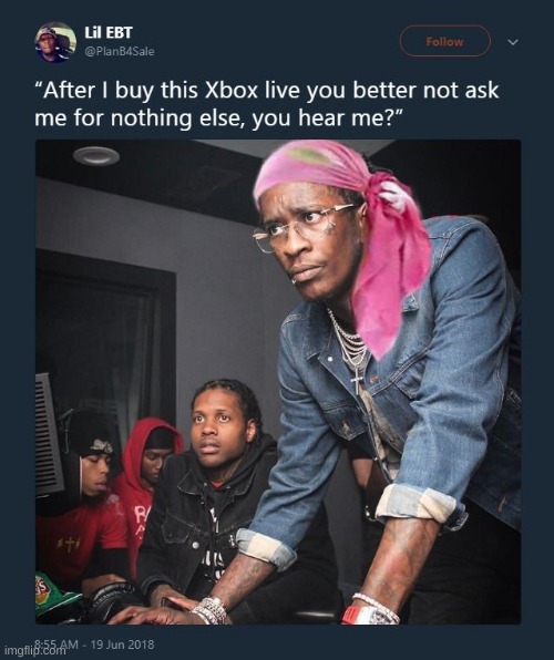 Young Thug Lil Durk Meme, GIF - Share with Memix