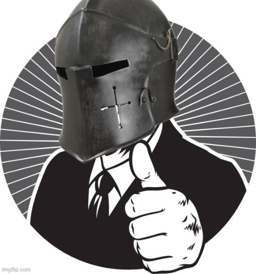 Thumbs Up Crusader | image tagged in thumbs up crusader | made w/ Imgflip meme maker