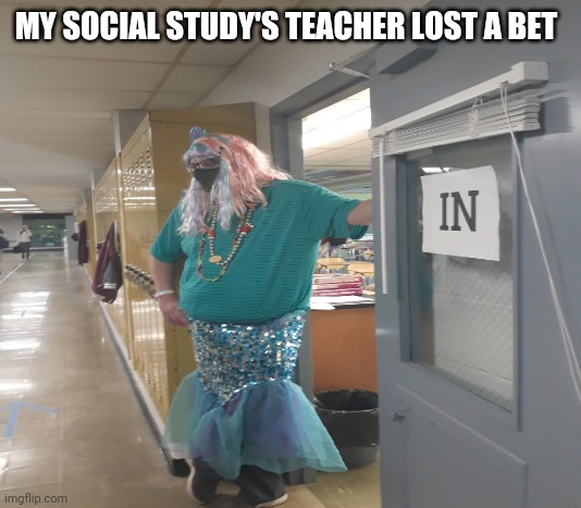 He is a true American hero | MY SOCIAL STUDY'S TEACHER LOST A BET | image tagged in mr o,hero | made w/ Imgflip meme maker