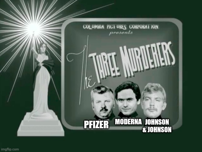 The Three Poisons | MODERNA; JOHNSON & JOHNSON; PFIZER | image tagged in south park,vaccines,covid-19,coronavirus | made w/ Imgflip meme maker