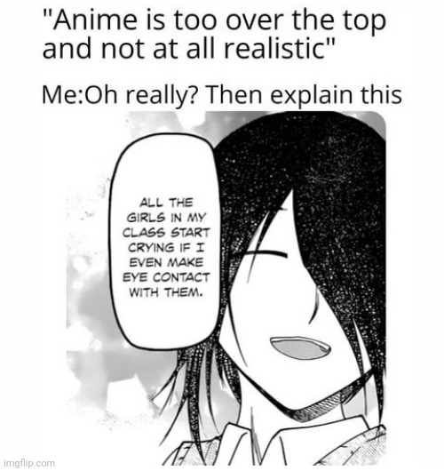 Anyone else? | image tagged in anime | made w/ Imgflip meme maker