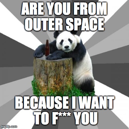 Pickup Line Panda | image tagged in memes,pickup line panda | made w/ Imgflip meme maker