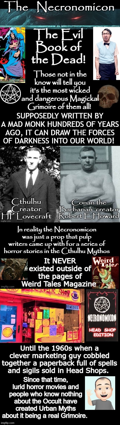 Necronomicon Debunked | image tagged in books | made w/ Imgflip meme maker