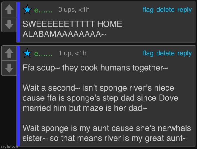 MISS RIVER X MADAM SPONGEEEE~ | made w/ Imgflip meme maker