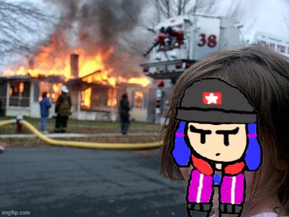 i m b o r e d a s h e c k | image tagged in memes,disaster girl | made w/ Imgflip meme maker