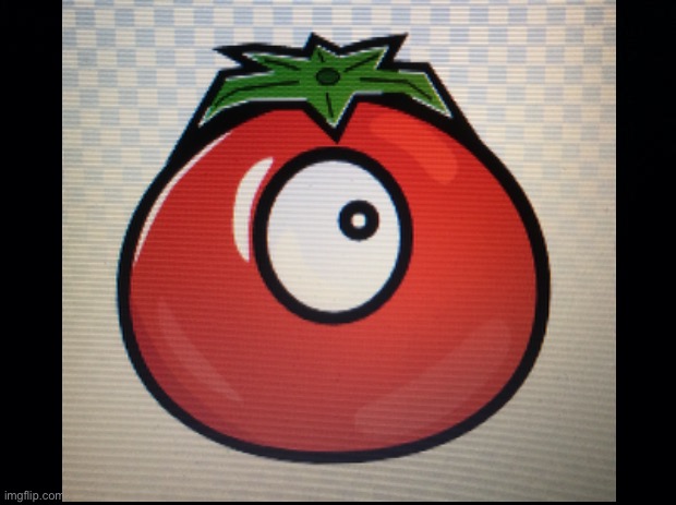 Hi, this is Tommy, a character I made. As you can tell he is a tomato with one eye | image tagged in tomato,ketchup,plants,dreams,wtf is that,original character | made w/ Imgflip meme maker
