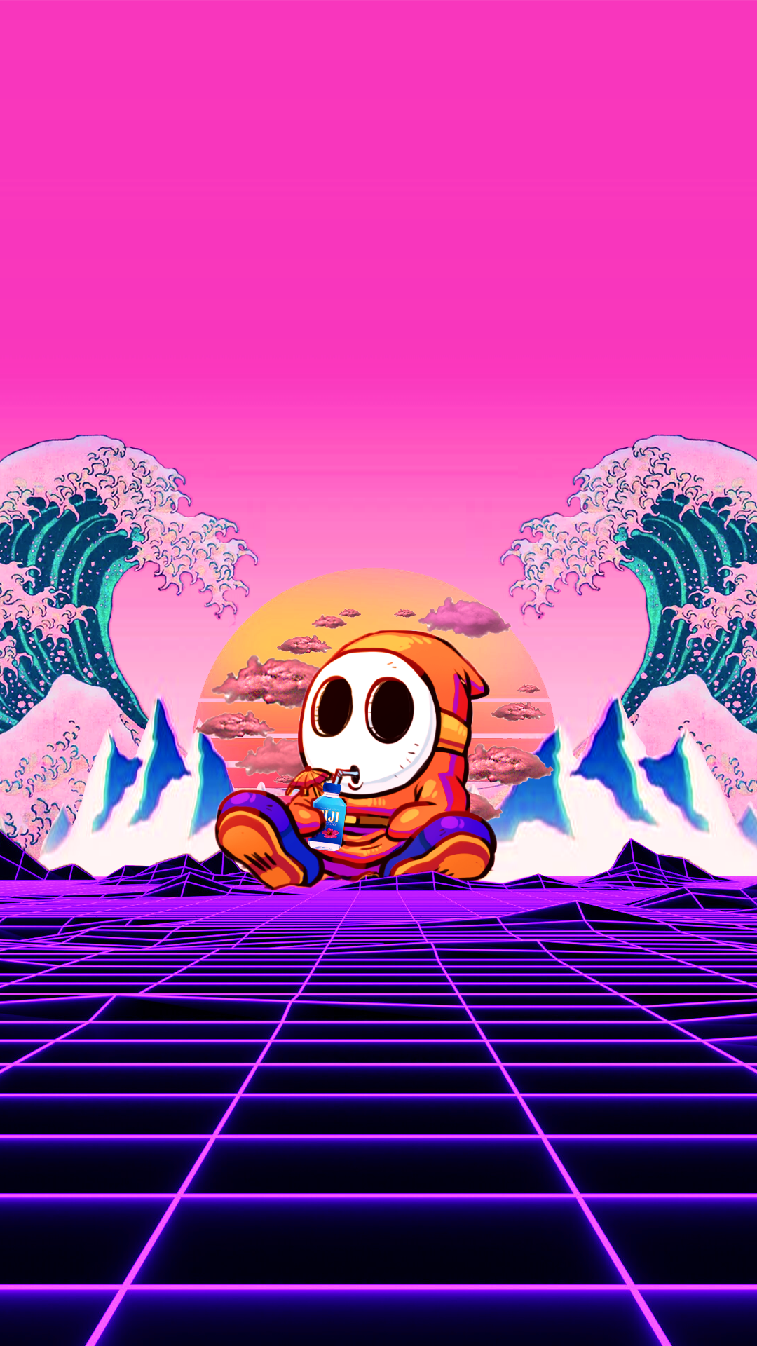S H Y G U Y B A C K G R O U N D V I B E N Blank Meme Template