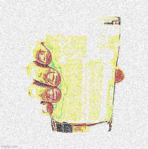 Minty has been fried.  Not butter. | image tagged in intense deep fried minty milk | made w/ Imgflip meme maker