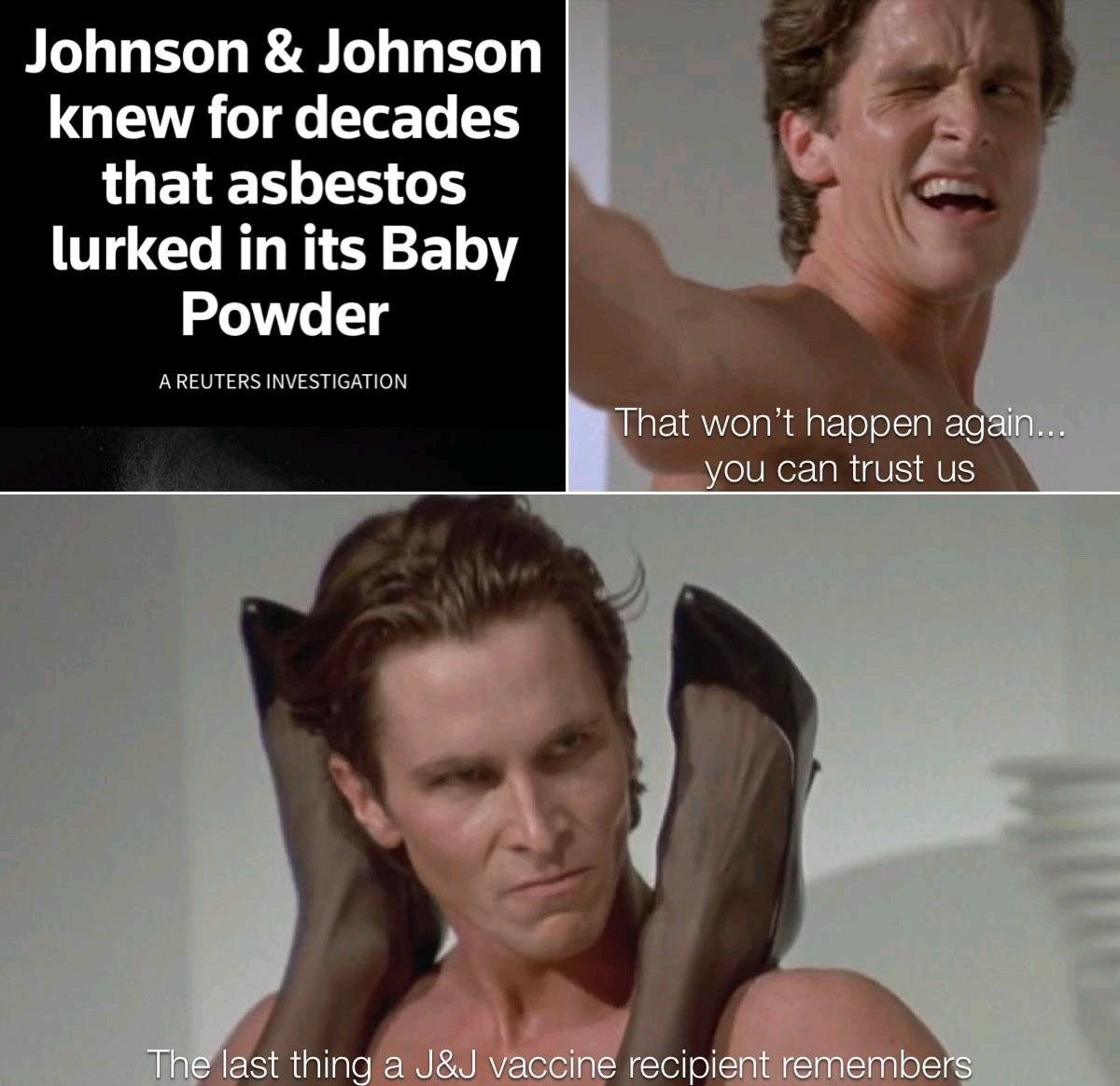 Johnson & Johnson Blank Meme Template
