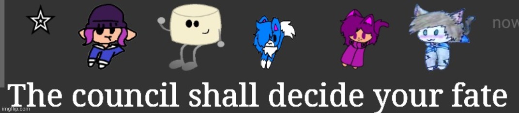 The council shall decide your fate | image tagged in the council shall decide your fate | made w/ Imgflip meme maker