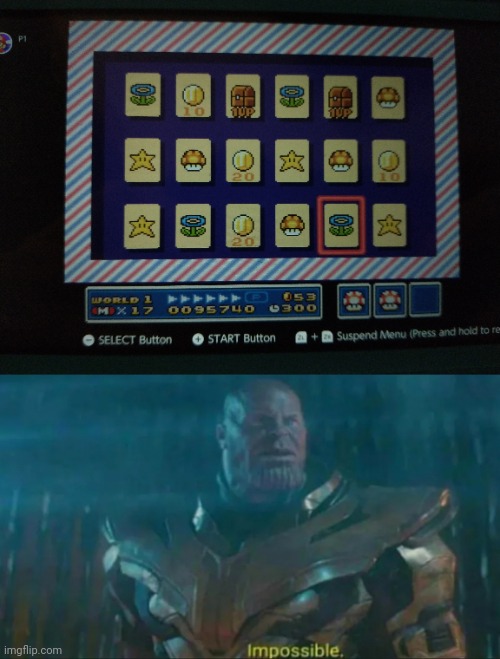 image tagged in thanos impossible | made w/ Imgflip meme maker