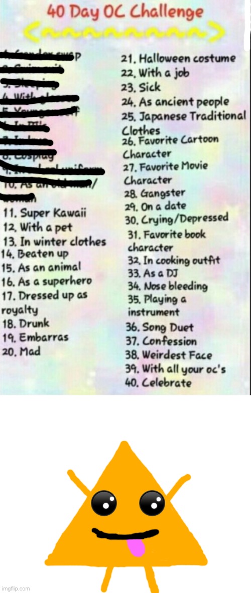Day #11 | ⚫️   ⚫️ | image tagged in 40 day oc challenge | made w/ Imgflip meme maker
