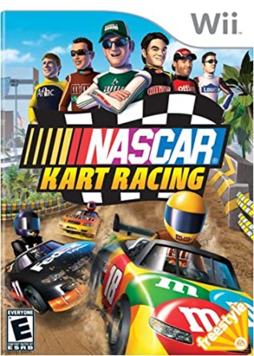 NASCAR Kart Racing | image tagged in nascar kart racing | made w/ Imgflip meme maker