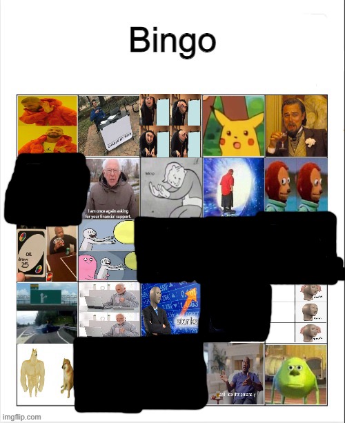 BINGO | image tagged in bingo | made w/ Imgflip meme maker