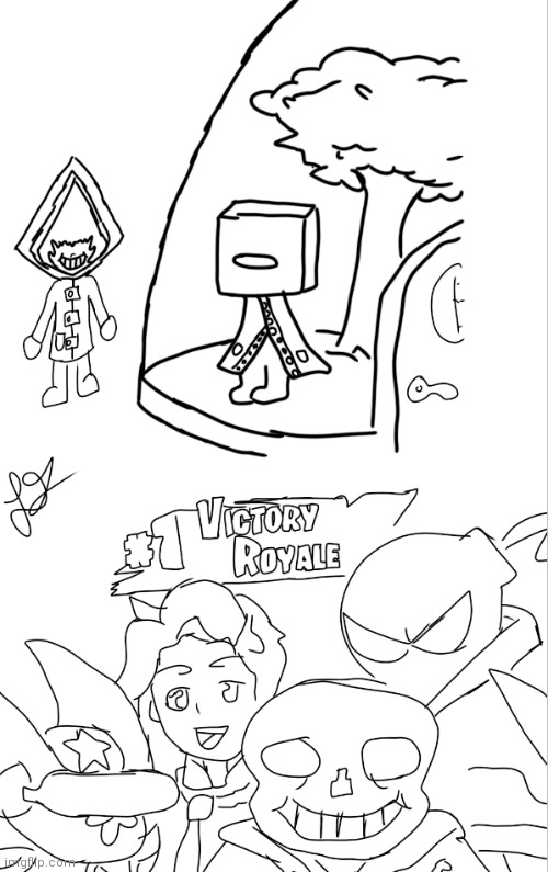 Im to lazy to color it but anyway this is for toba-kun | made w/ Imgflip meme maker