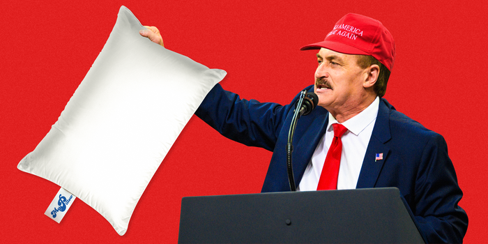 my pillow maga red hat Blank Meme Template