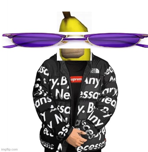 SWAGNANA | image tagged in goku drip | made w/ Imgflip meme maker