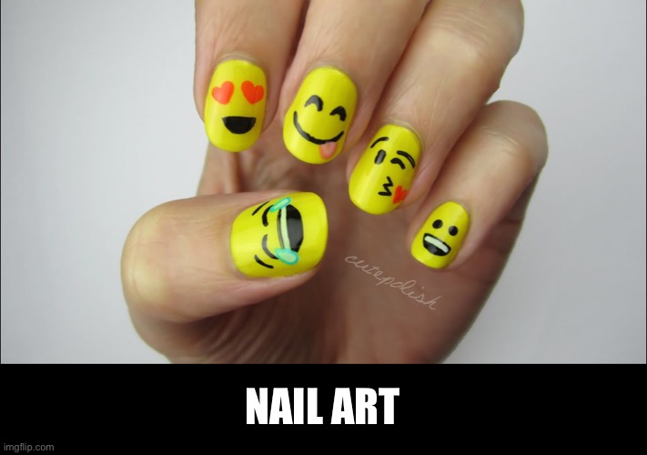 NAIL ART | made w/ Imgflip meme maker