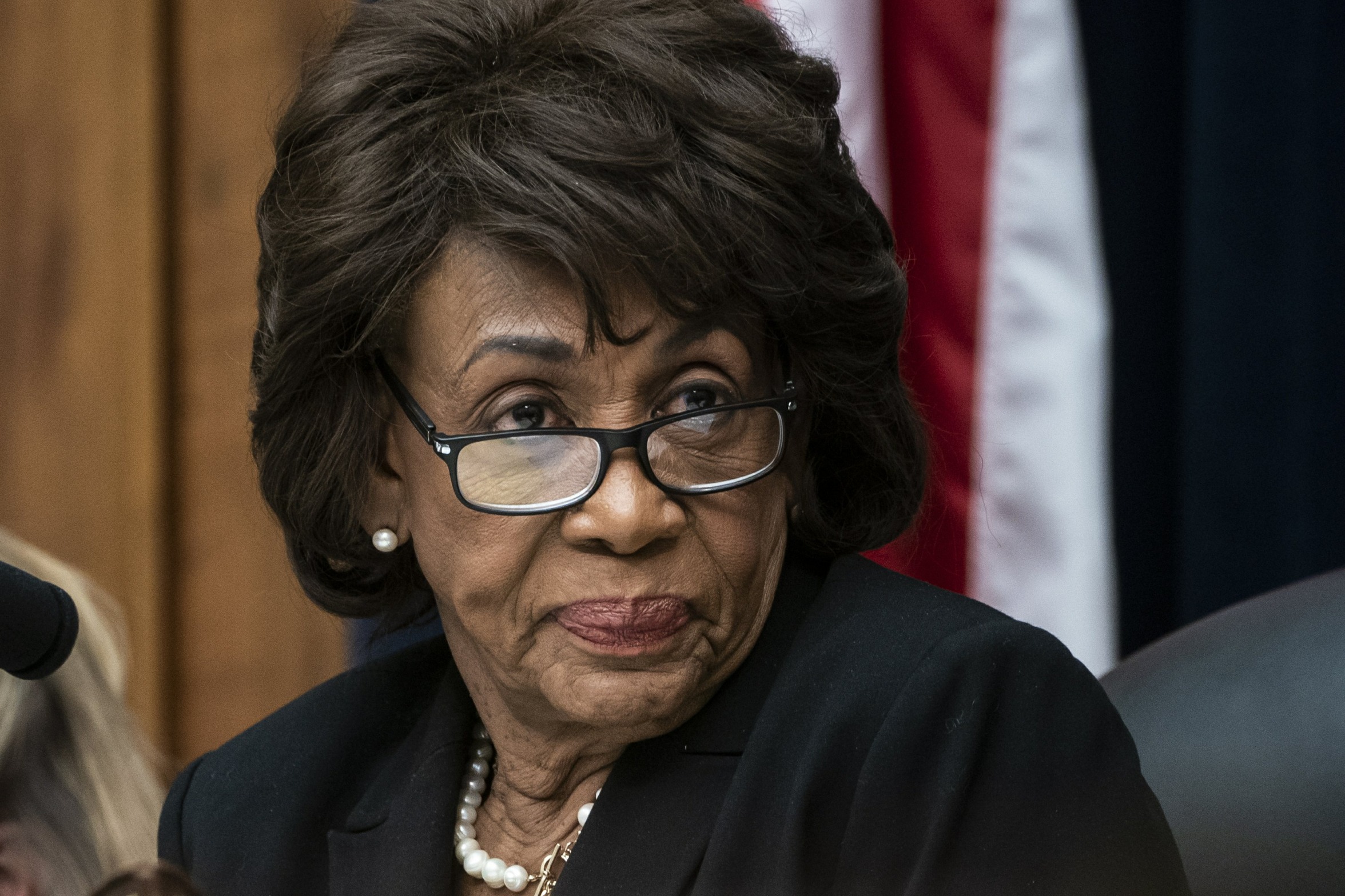 High Quality Congressman Woman Maxine Waters Blank Meme Template