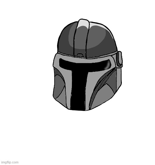 Mando Helmet | made w/ Imgflip meme maker