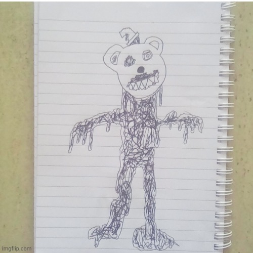 I drew some sort of a nightmarish Freddy Idk it's pretty bad | made w/ Imgflip meme maker