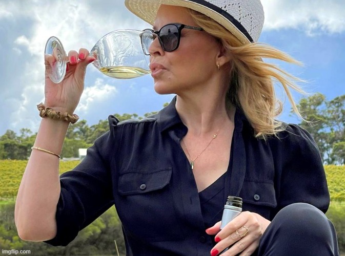 Kylie drinking wine | image tagged in kylie drinking wine | made w/ Imgflip meme maker