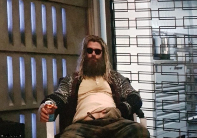 Fat Thor | image tagged in fat thor | made w/ Imgflip meme maker