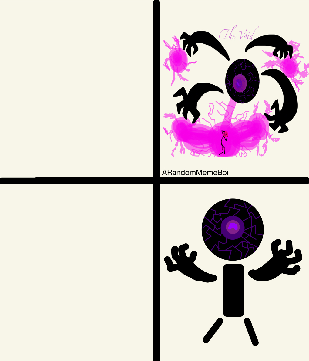 King of the Void Downgrade Blank Meme Template