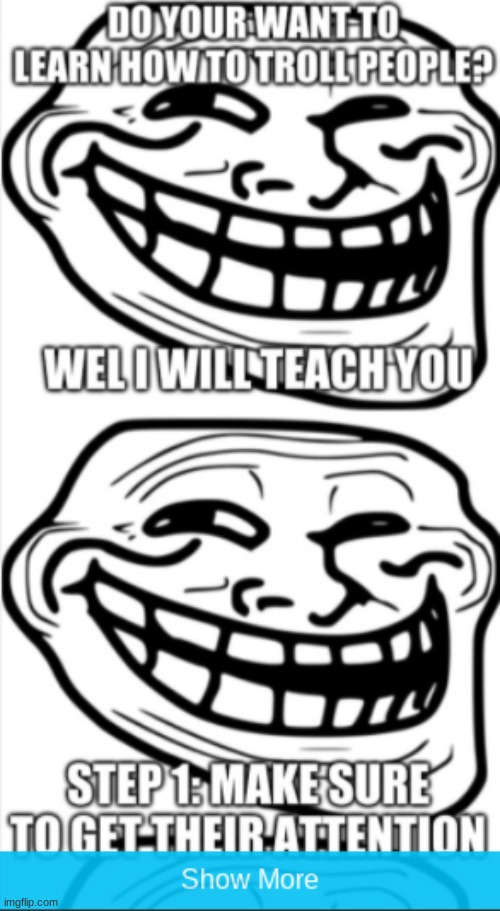 You will now learn how to troll people | image tagged in troll | made w/ Imgflip meme maker