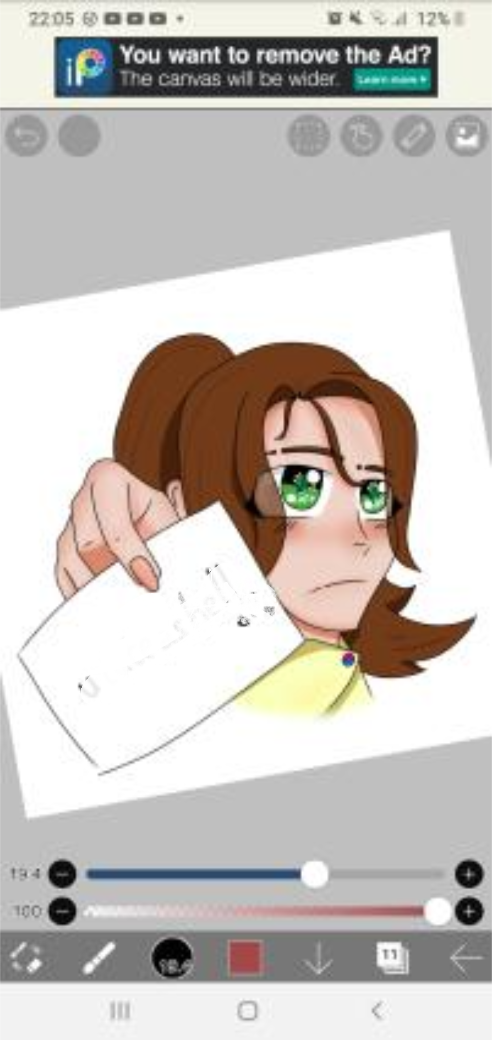 High Quality note girl Blank Meme Template