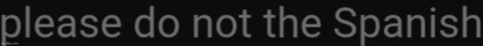 Please do not the Spanish | image tagged in please do not the spanish | made w/ Imgflip meme maker
